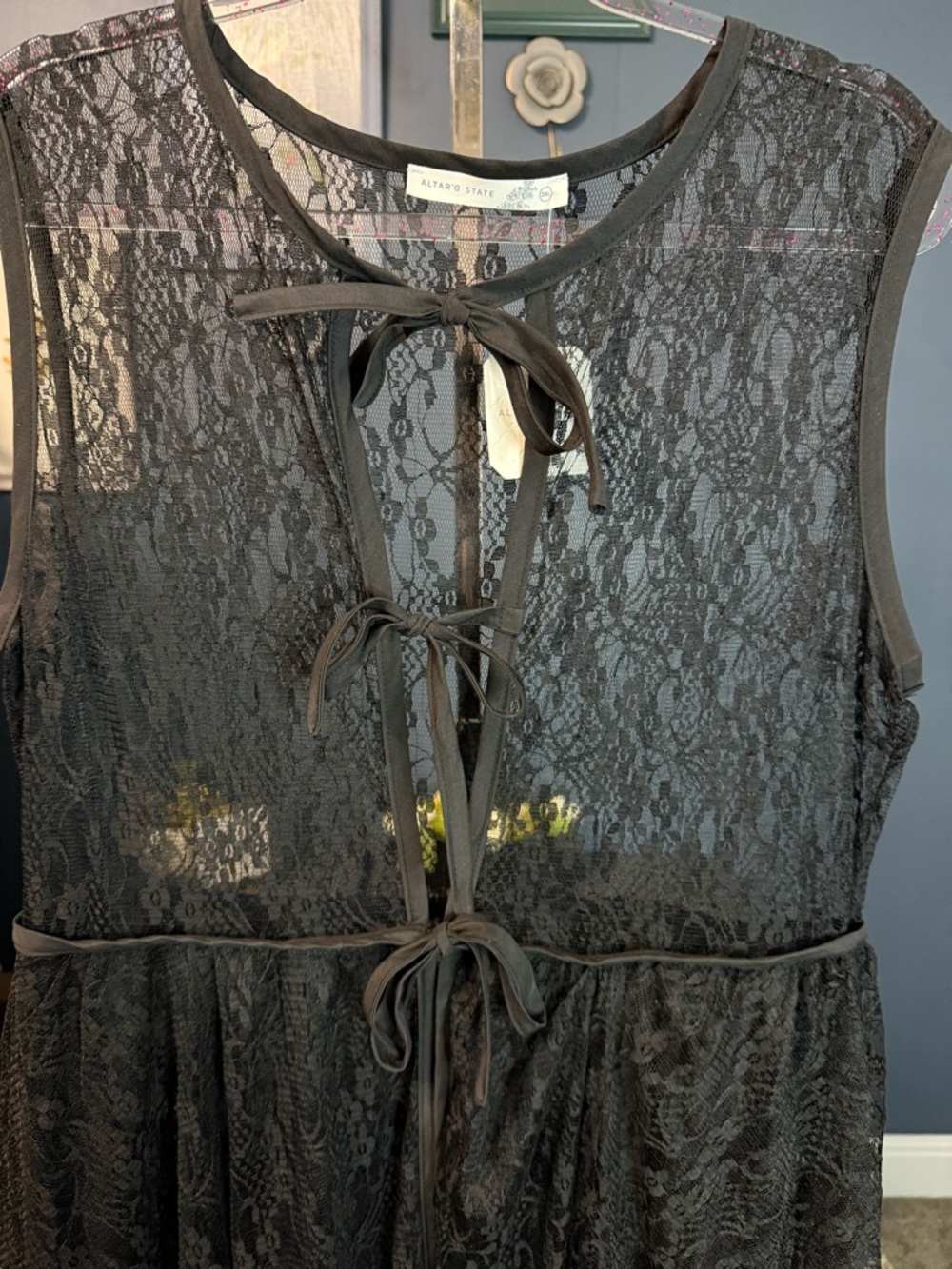 Altar'd State Black Lace Maxi Dress - Picture 3 of 7